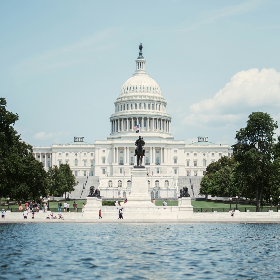 US Capitol Building in Washington DC representing local nanny placement services